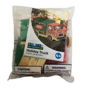 Lowe's Kid's DIY Christmas Holiday Truck Workshop Kit w/ Patch